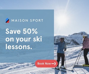 50% off ski lessons