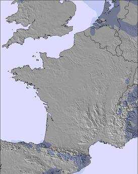 France Kar Haritası (3 Gün)