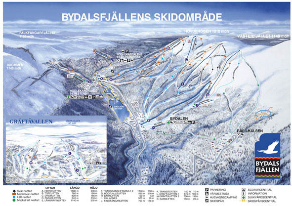 Bydalen Piste / Trail Map