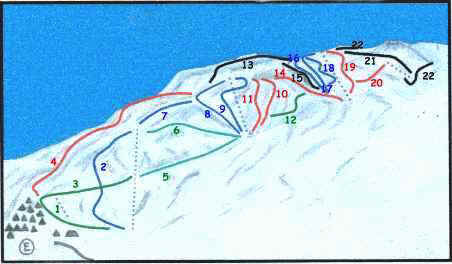 Chapa Verde Piste / Trail Map