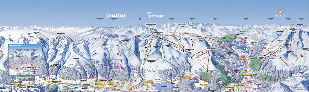 Davos Piste / Trail Map