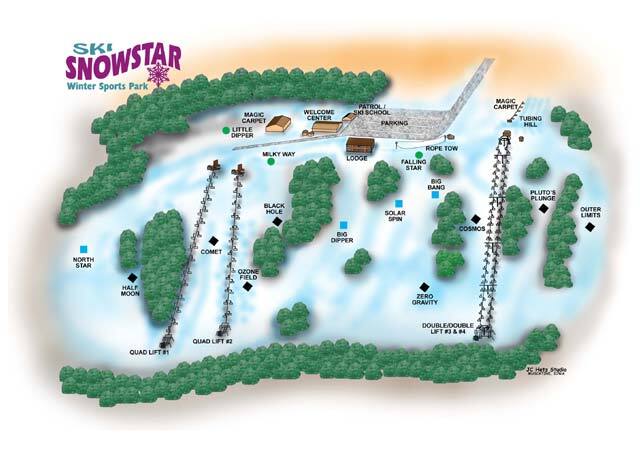 Ski Snowstar Piste / Trail Map