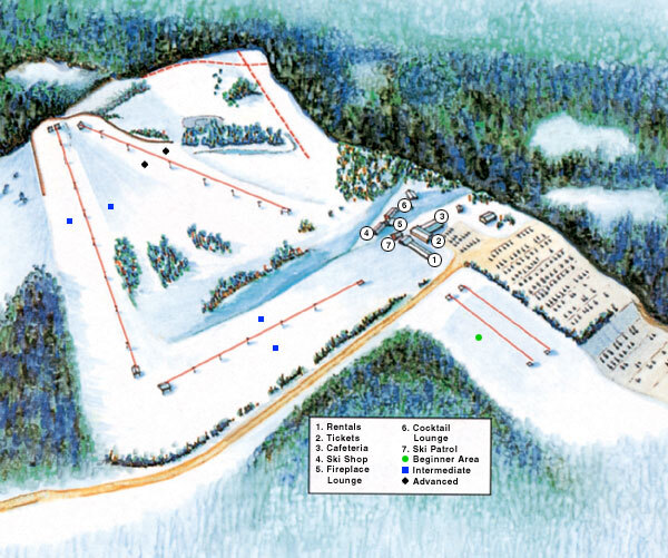 Swiss Valley Piste / Trail Map