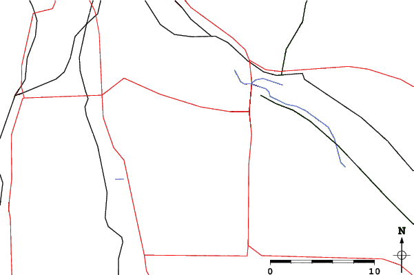 Roads and rivers close to Afton Alps