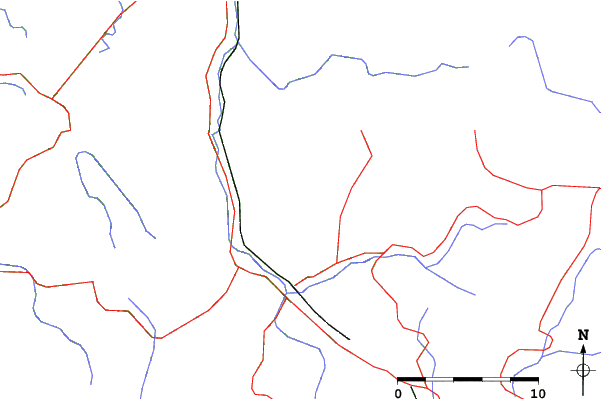 Roads and rivers close to Ani