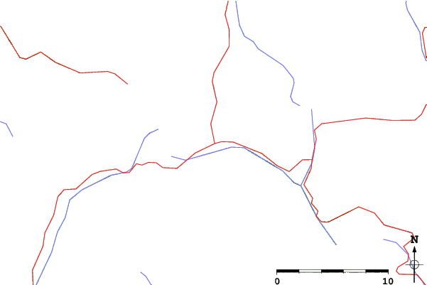 Roads and rivers close to Arabba