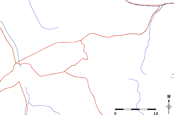 Roads and rivers close to Arapahoe Basin