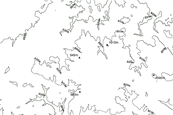 Carlsfeld/Hirschkopf neighbourhood contours