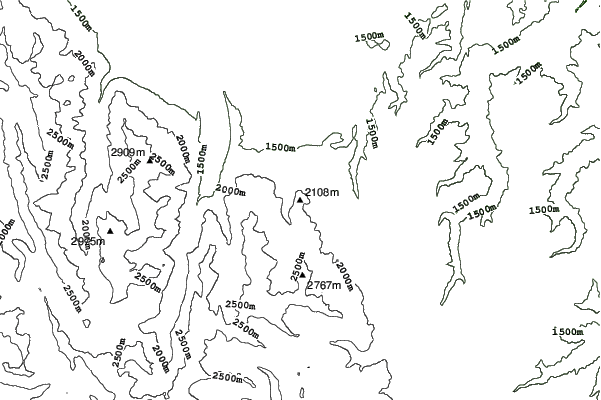 Ferguson Ridge neighbourhood contours