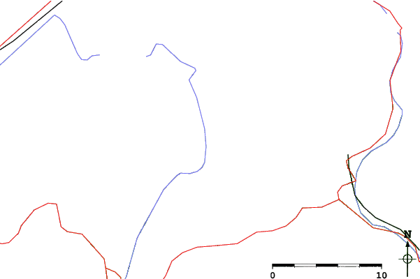 Roads and rivers close to Formazza