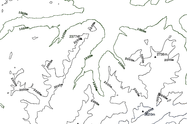 Frutigen - Elsigen - Metsch neighbourhood contours