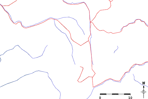 Roads and rivers close to Jabal Katherina