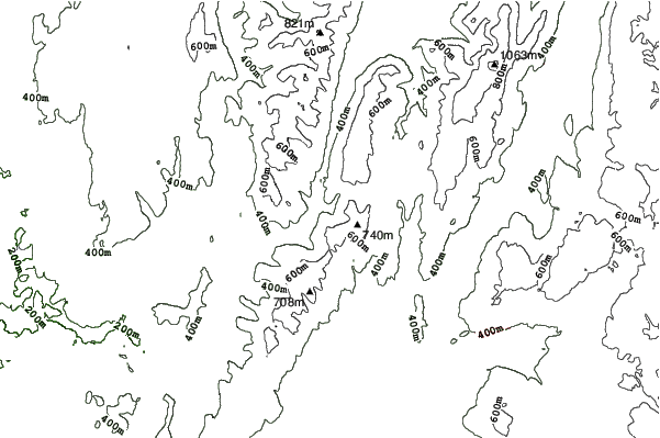 Jiminy Peak neighbourhood contours