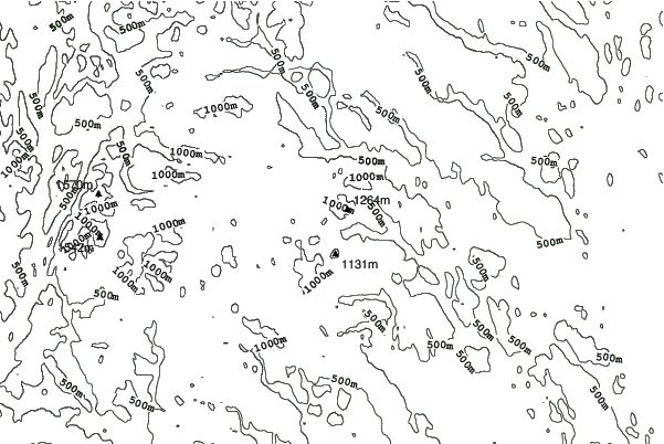 Kittelfjall neighbourhood contours