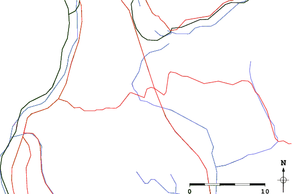 Roads and rivers close to Lavarone