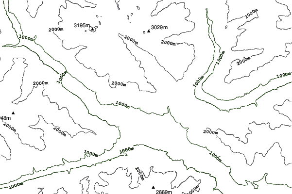 Lienz/Zettersfeld neighbourhood contours