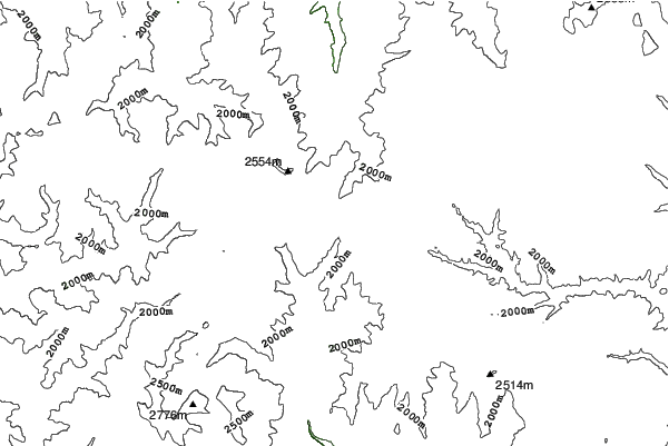 Lost Trail - Powder Mtn neighbourhood contours