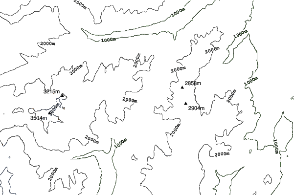 Madonna di Campiglio neighbourhood contours