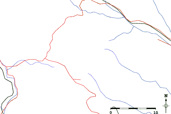 Roads and rivers close to Modriach/Hoislifts