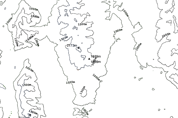 Monte Bianco neighbourhood contours