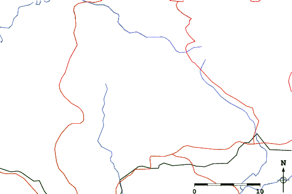 Roads and rivers close to Muju Deogyusan Resort