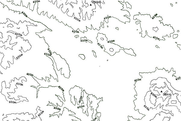 Renčišov - Búče neighbourhood contours