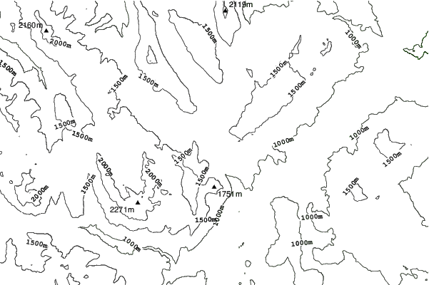 Roccaraso neighbourhood contours