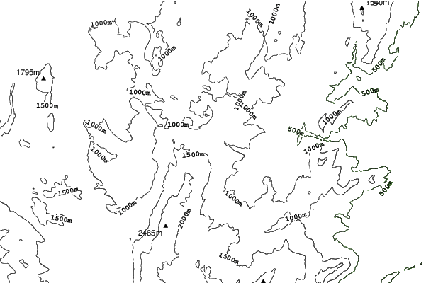 Saklıkent neighbourhood contours