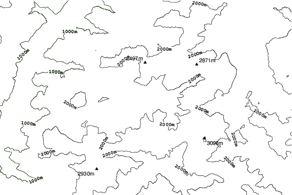 Val Gardena neighbourhood contours