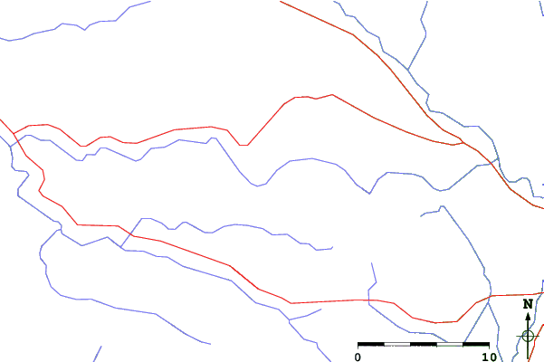 Roads and rivers close to Ski Windham