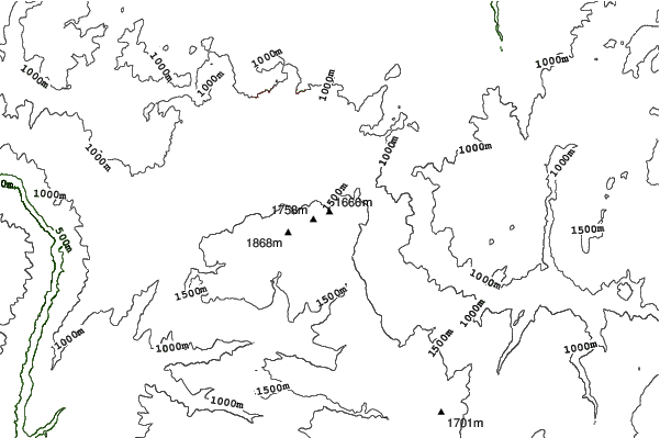 Snowhaven neighbourhood contours