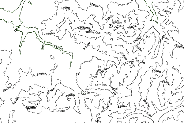 Telluride neighbourhood contours