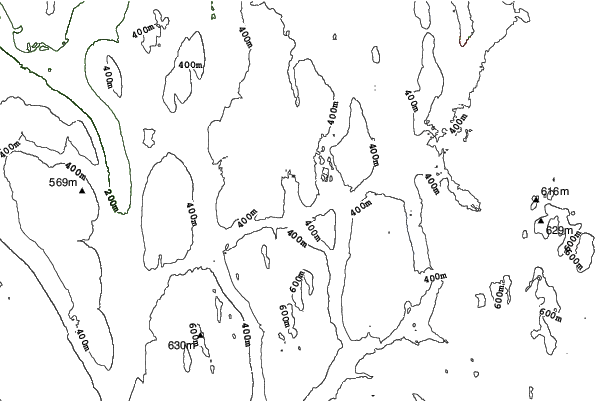 Toggenburg Mountain neighbourhood contours