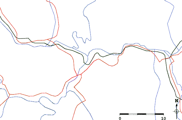 Roads and rivers close to Tonghua