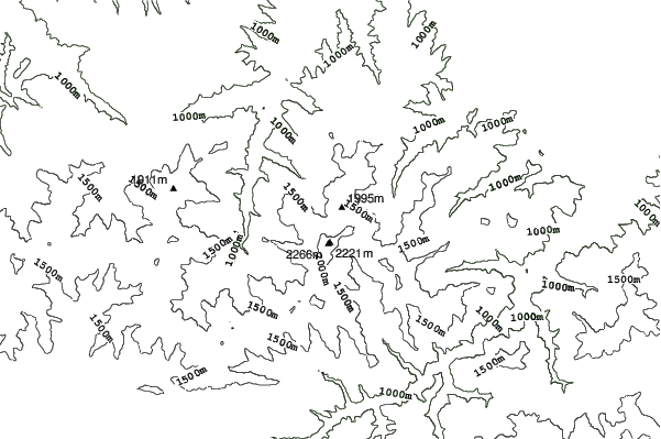 Valdezcaray neighbourhood contours