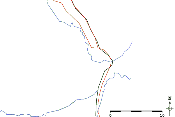 Roads and rivers close to CMH Valemount