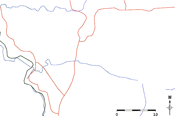 Roads and rivers close to Wolf Laurel