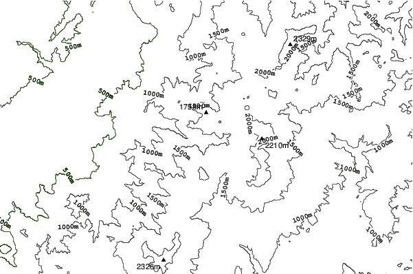Yamada Bokujo neighbourhood contours